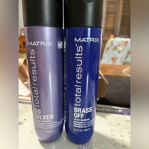 Matrix Total Results Brass Off and So Silver Shampoos NEW 10.1 oz